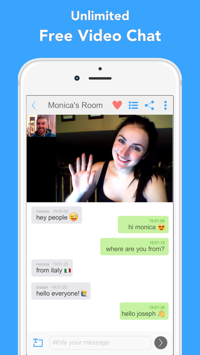 B-Messenger Video Chat iPhone screenshot
