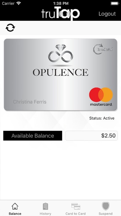 Opulence TruCash Wallet screenshot 3