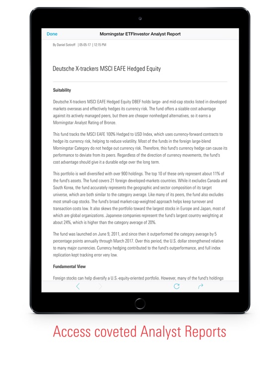 Morningstar ETFInvestor