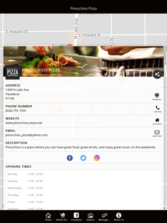 Screenshot #6 pour Pinocchios Pizza