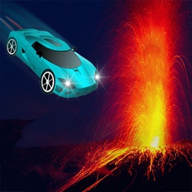螢幕擷取畫面 (5) Lava Car Stunt Challenge Racer