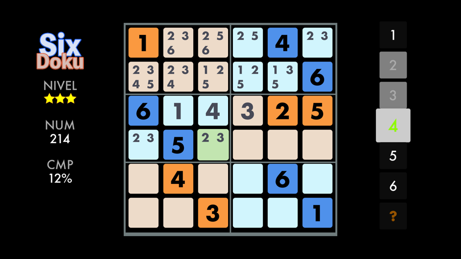 #2. Sixdoku (iOS) 由: Alexia Bono Vilar