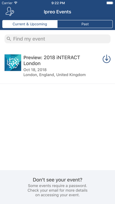 How to cancel & delete Ipreo Events from iphone & ipad 1