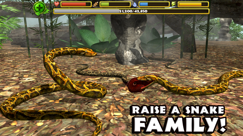 #5. Snake Simulator (iOS) Bởi: Gluten Free Games