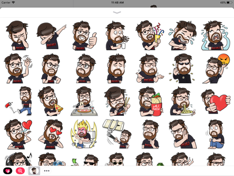 PTKDev Stickers iPad screenshot 1 - Stickers app