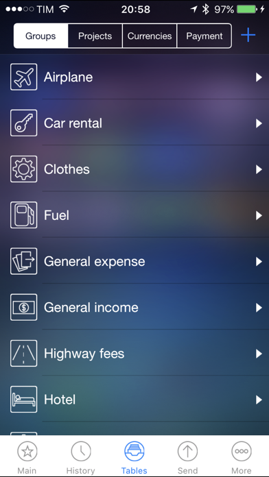Live Expenses Screenshot