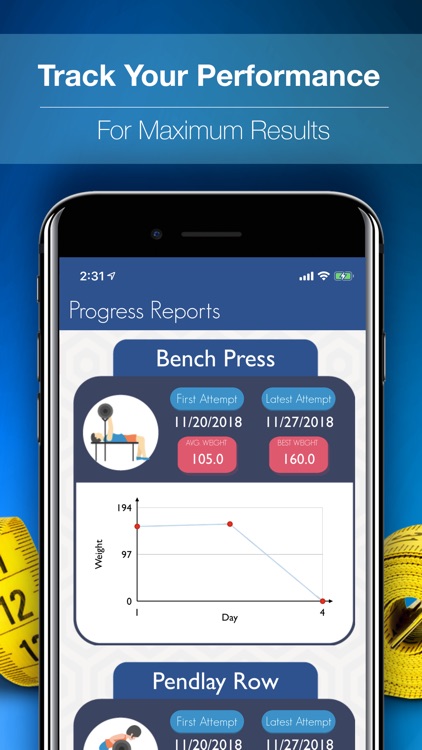 Stupid Simple Workout Tracker