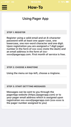 Pager screenshot 6