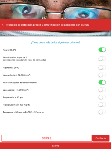 SEPSIS app 3.0 screenshot 3