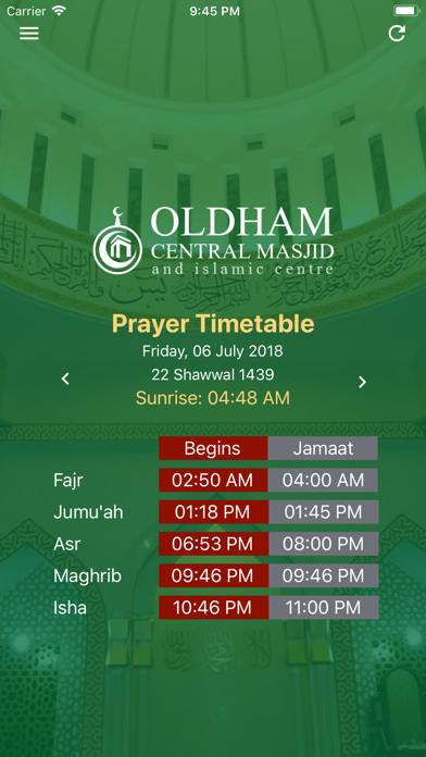 Oldham Central Masjid screenshot 2