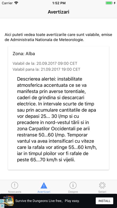 Alerte Meteo Romania screenshot 2
