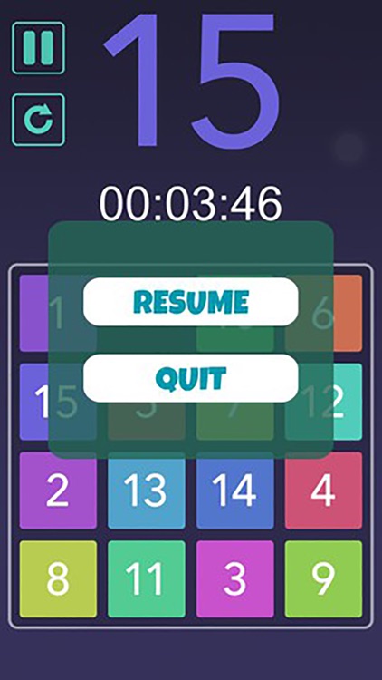15 Number Puzzle Challenge
