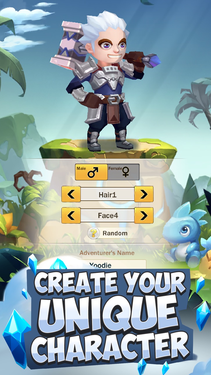 Knights & Dungeons - Free Hack screenshot 1 - iOS game interface