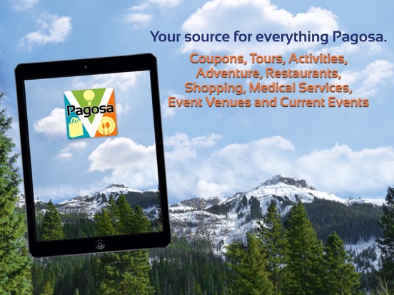 Pagosa Visitors' App iPad screenshot 1 - Travel app