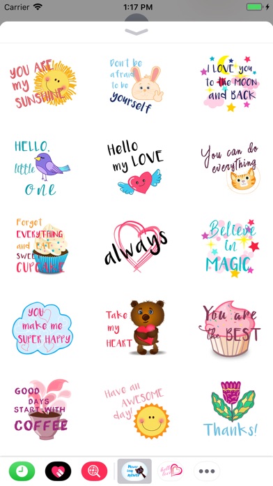 Happy stickers and quotes screenshot 2