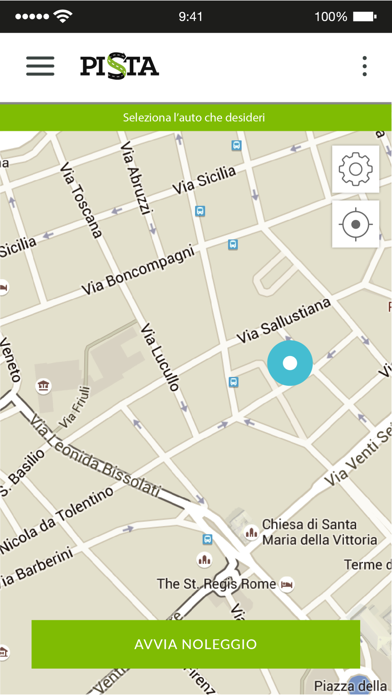 PISTA Car Sharing screenshot 2