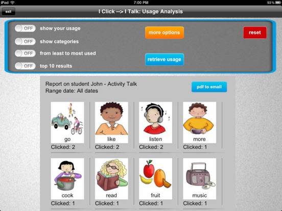 Screenshot #4 pour I Click I Talk Single Student