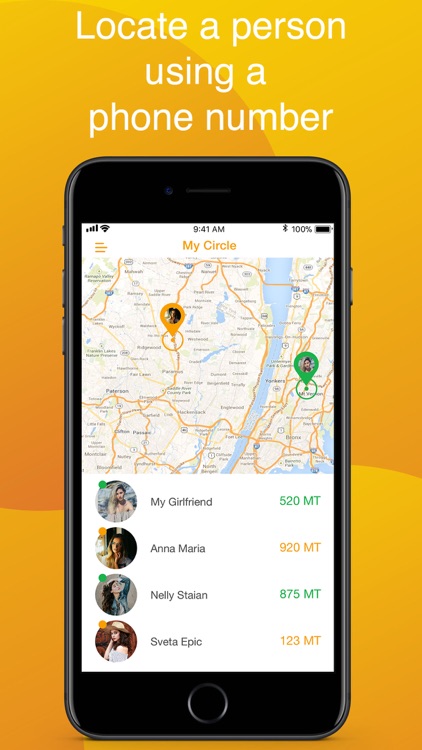Friends Map - Realtime by Dumitru Axentii
