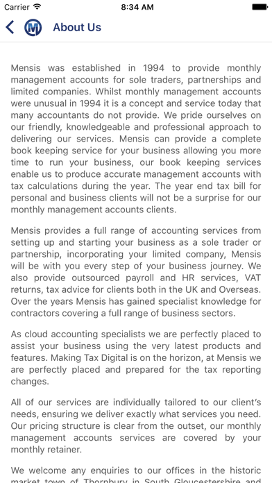 How to cancel & delete Mensis Accountants from iphone & ipad 2
