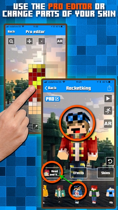 Skins AR for Minecraft screenshot 3