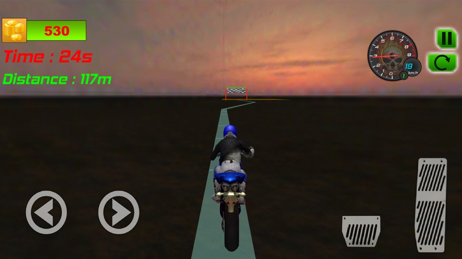 #4. Driving Bike In Space (iOS) 由: Yasir Majeed