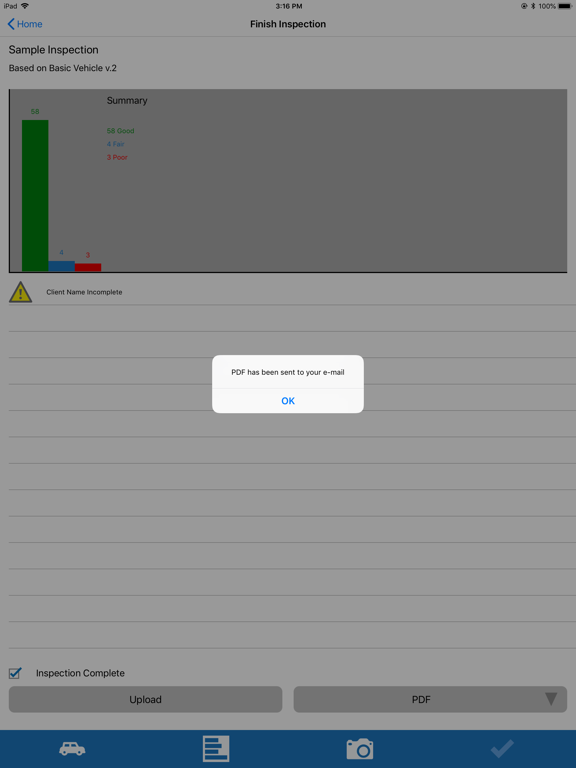InspectARide iPad screenshot 10 - Business app