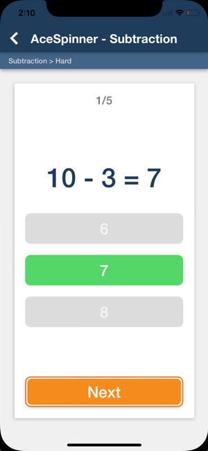 Ace Spinner Math Games Lite(圖5)-速報App