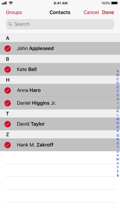 Contacts Backup and Transfer