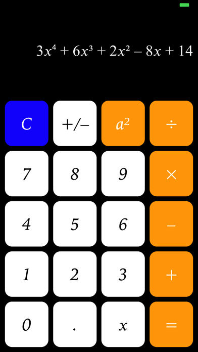 Polynomial Calc screenshot