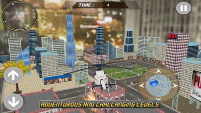 Police Helicop City Fly screenshot 2