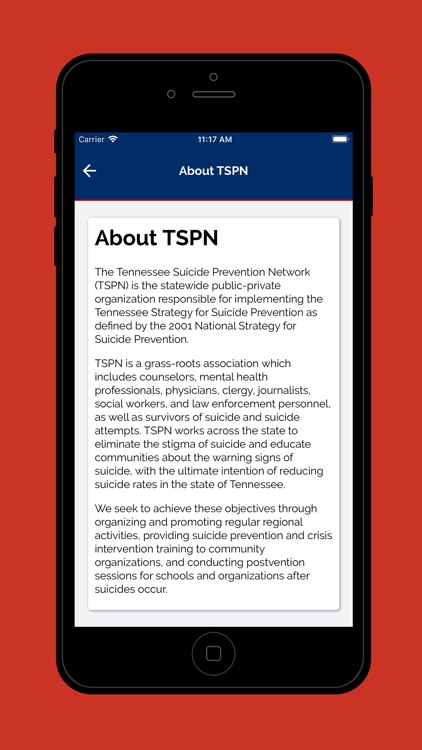 TN Suicide Prevention Network screenshot-4