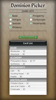 dominion card picker iphone screenshot 4