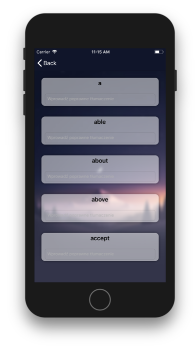App screenshot