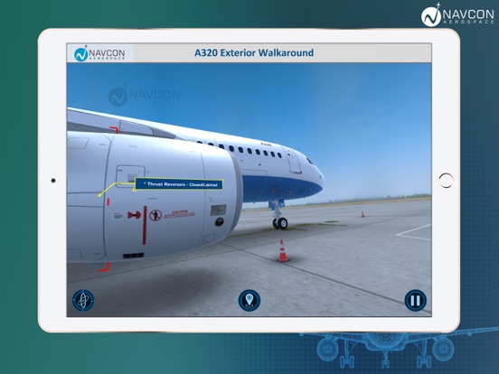 A320 Walkaround 360 iPad screenshot 5 - Education app