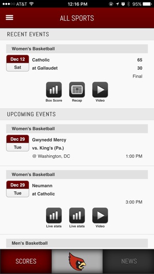 CUA Cardinals Front Row(圖1)-速報App