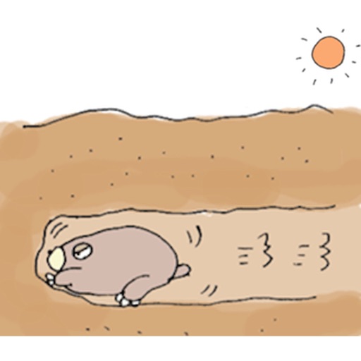 Life of Sad Groundhog Sticker icon