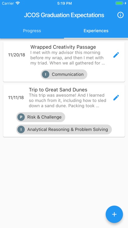 JCOS Graduation Expectations