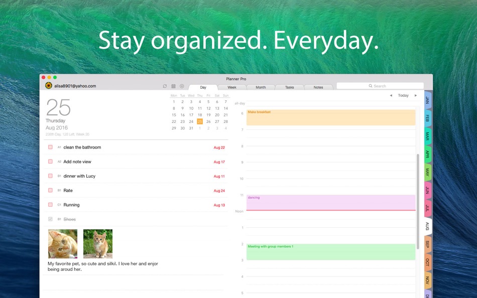 #1. Planner Pro - Daily Calendar (macOS) 来自: Beesoft Apps