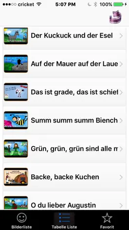 Game screenshot Kids Deutschen Songs apk