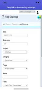 Easy Micro Accounting Manager screenshot #8 for iPhone