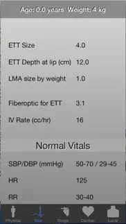 pediatric gas for anesthesia iphone screenshot 2