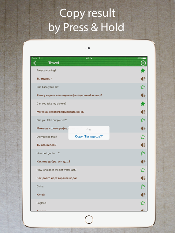 Screenshot #6 pour Learn Russian Phrasebook Pro +