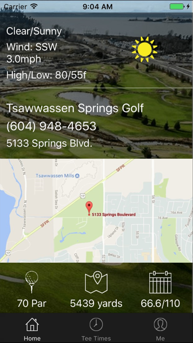 Screenshot #2 pour Tsawwassen Springs Tee Times