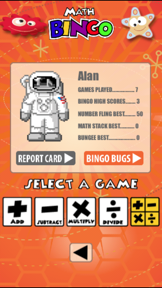 Math Bingo screenshot