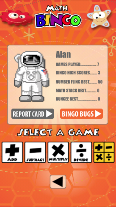 Math Bingo Screenshot