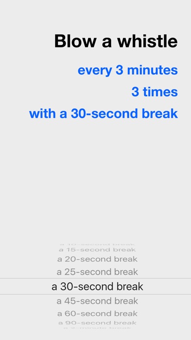 Whistle Timer screenshot 2