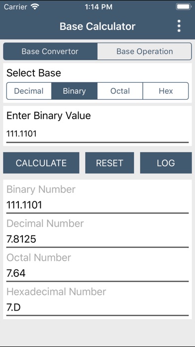 Base Calculator & Converter screenshot 2