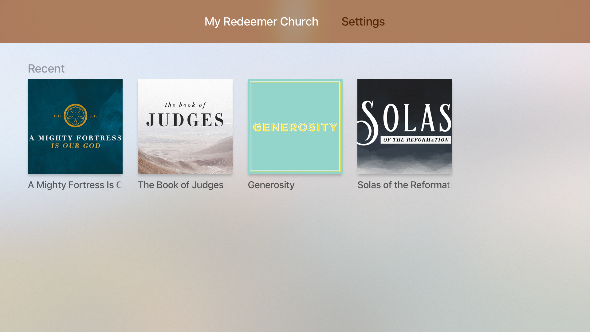 My Redeemer Church