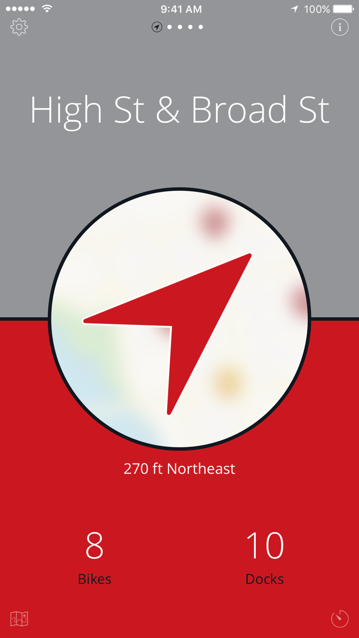 Columbus Bikes — A One-Tap CoGo Bike Share App screenshot 2