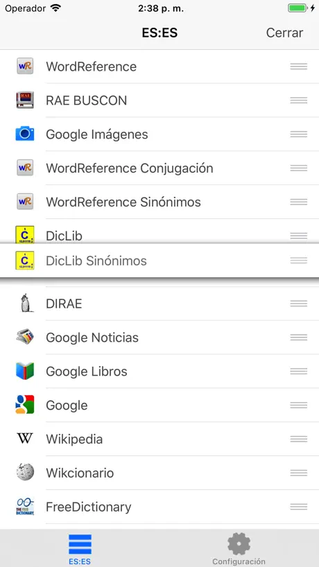 Todos Diccionario Español